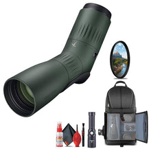 SWAROVSKI OPTIK 17-40x56 ATC Spotting Scope Angled Viewing Green with Cleaning Kit, LED Flashlight, UV Filter & Padded Backpack