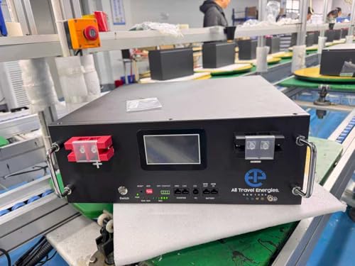 The ATE Power 5KWH Lithium Power Wall Battery with Advanced LFP Cell Technology, Wall-Mount Design, and Smart Battery Management System