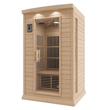 SteamSpa Hemlock Indoor Sauna 1-2 Person - Bluetooth, Oxygen Bar, Touch Control