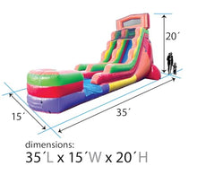TentandTable 18FT Commercial Inflatable Water Slide & Blower, Modular