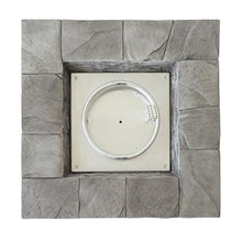 Merax 30" Outdoor Square MgO Propane Fire Pit - 40,000 BTU, Grey