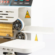 U.S. Solid Continuous Bag Band Sealer with Inkjet Printing and Digital Temperature Control White