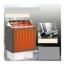 POGHDBXA Sauna Accessories, Sauna Heater, Stove for Room, Small Stainless Steel for Home, Heating Equipment, Dry, Boiler Wall Constant Temperature for, Hotel, SPA(4.5kw)