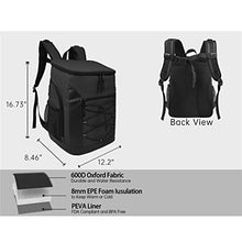TBNLASS Shoulder Insulation Bag Thickened Waterproof Picnic Ice Pack Large Capacity Oxford Cloth Folding Backpack