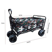 Garden Carts 4-Wheel Beach Wagon Folding Wagon Garden Cart Garden Trolley Heavy Duty Foldable Pull Wagon Hand Cart Folding Cart Wagon Truck Wheelbarrow (#3)