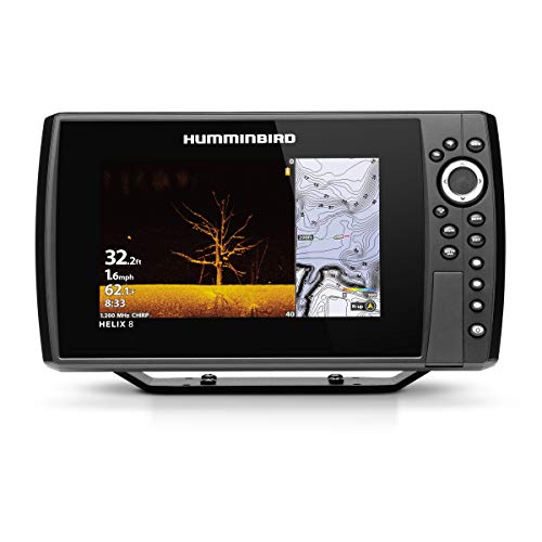 Humminbird Helix 8 Chirp MEGA DI GPS G4N Fish Finder Black