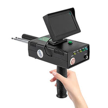 Metal Detector, 3937ft Range Handheld Treasure Hunting Detector High Accuracy Underground Metal Locator High Sensitivity Long Range Metal Detectors with Anti-Slip Handle for Security Checks
