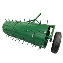 LANDZIE - Lawn Roller & Spike Aerator 39", 2 in 1 Water Filled