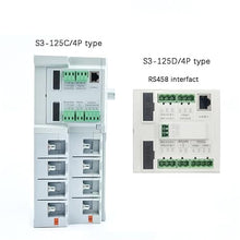 CIZVVEOC 63A 100A 125A ATS Dual Power Automatic Transfer Switch Diesel Generator Parts Electric Control Circuit Breaker S3-125D/4P RS485 (Color : 125D and Accessory, Size : 220V)