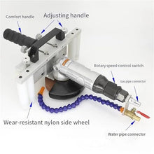 Pneumatic Edging Machine Glass Edger Straight Edge Corner Rounding Ceramic Stone Grinder
