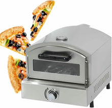 WZUOPG Outdoor Electric/Gas Pizza Oven, Portable Propane Pizza Grilling Stove, Outdoor Kitchen, Pizza Food Outdoor Oven for Camping, Backyard, Tailgating,110V