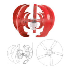 AISINILALAO 10000W Portable Vertical Wind Turbine Generator, 12V 24V 48V with MPPT Charge Controller Power for Hybrid Wind Solar System,24v