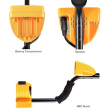 UYCVT Metal Detector, Professional Md6350 Underground Wire Iron Metal Gold Detector Adjustable Tracker for Treasure Search