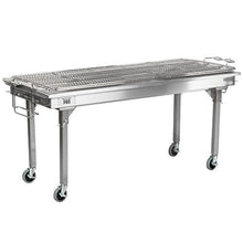 TableTop King Backyard Pro CHAR60SS 60" Stainless Steel Charcoal Grill Silver