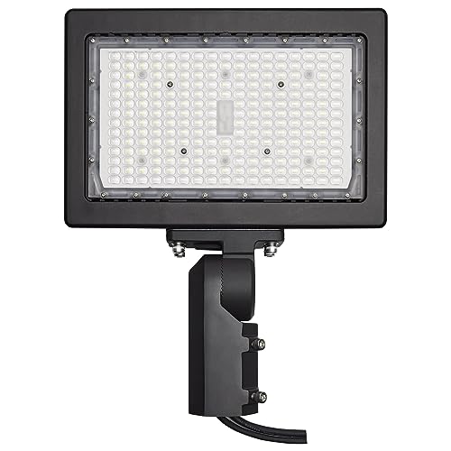 Nuvo 65/619R1 LED Outdoor Security Architectural Flood Light, 150W, Bronze Finish
