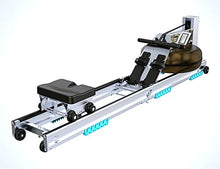 MiM USA Commercial Water Rowing Machine Silver