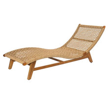 Christopher Knight Home Amanda Acacia Wood Chaise Lounge Chair Outdoor Set of 2, Wicker Patio Chaise Lounges for Balcony Backyard, Outdoor Sun Lounger, Poolside Seating, Light Brown+Teak