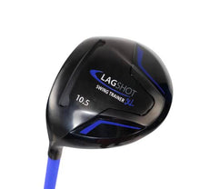 Lag Shot Golf XL Triple Threat Combo Trainer (LEFT HANDED) Navy Blue Shaft