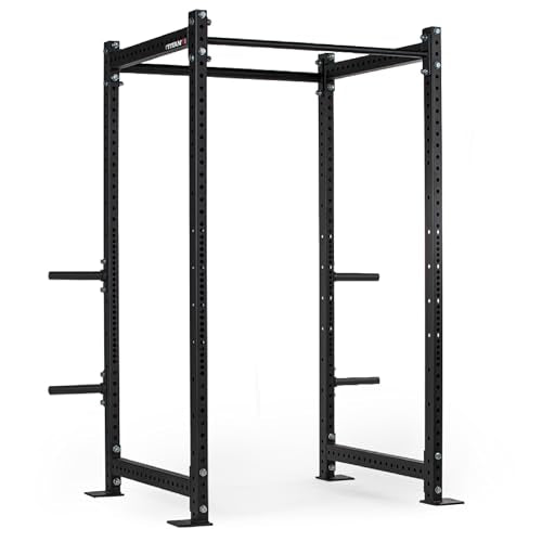 Titan Fitness T-3 Series Black Tall Power Rack 36in Depth Weight Plate Holders 1,100 LB Capacity