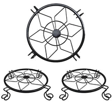ZOCWJK Plant stand3 Pcs Floor Standing Green Radish Flower Stand Living Room Flower Pot Stand Wrought Iron Plant Stand,