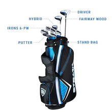Callaway Golf Men's Strata Complete 12 Piece Package Set (Right Hand, Steel) Blue