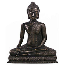 Design Toscano Sukhothai Sitting Asian Man Garden Statue 32 Inches Bronze