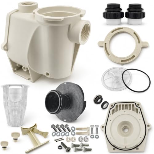 Swimables Complete Wet End Replacement Compatible with Pentair Pool Pump 357149 | Works on Whisperflo and Intelliflo Pumps 3 HP | Includes Pump Housing, Hardware Kit, Seal Plate and More | Made in USA