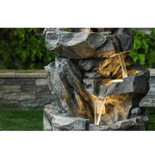 Tabletop Fountain Imitation Stone Rockery Water Fountain Decoration, Outdoor Balcony Garden Courtyard Decoration, Circulation Pool Floor Landscape Decoration Tabletop Water Fountain