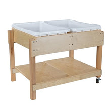 Wood Designs Children's Sand and Water Play Table Birch Wood Sensory Activity Table