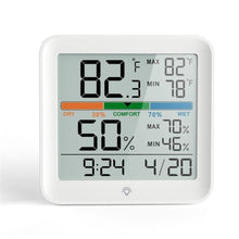 Multi Functional Color Screen Purpose Temperature and Humidity Large Screen Indoor Thermometer (OneColor 3.6in*3.4in)