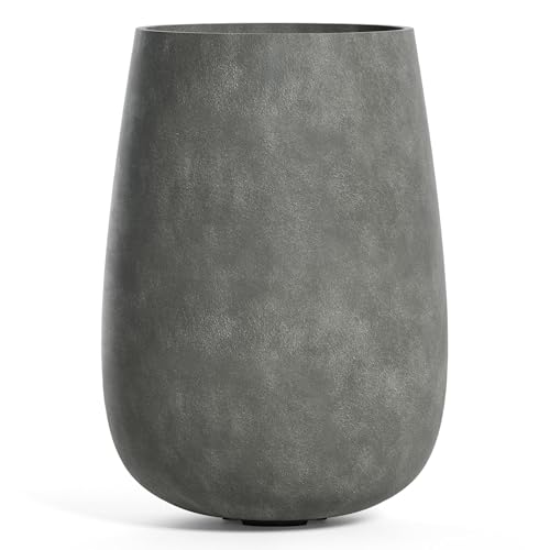 COSAPOTS Mondo High Tall Fiberglass Planter, Indoor/Outdoor