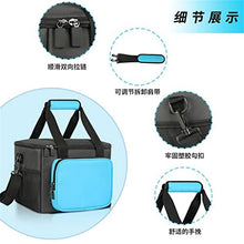 WJJDLLNP Outdoor Picnic Bag Double-shoulder Ice Double-layer Portable Multi-functional Waterproof Fresh-keeping Insulation