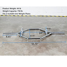 VEITEOX FTY Olympic Hex Bar Trap Bar Hex Weight Lifting Barbell Bar