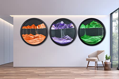 AECEVAN Wall Mount 3D Sand Art Sculpture H