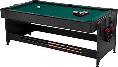 Fat Cat Original 3-in-1 Pockey Multi-Game Table - Air Hockey, Billiards, Table Tennis Green