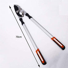 EliteBloom Handheld Extendable Garden Shears Telescopic Ratchet Anvil Lopper Fruit Trees Thick Branches Garden Scissors Aluminum Alloy Manganese Steel Blade for Garden Fruit Tree B,