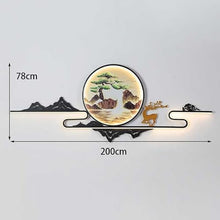 GSOUL Outdoor Wall Lamp Garden Lights, Landscape Wall Decoration, Outdoor Villa, Chinese