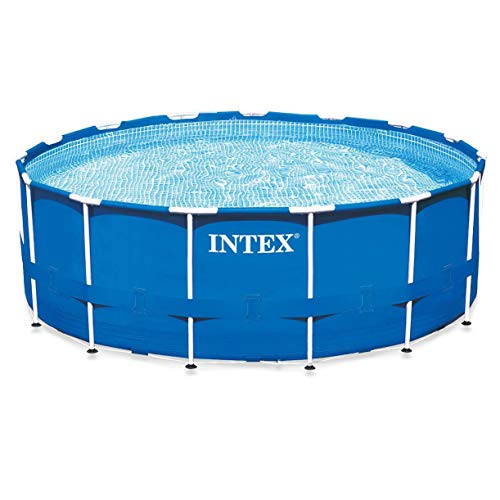 Intex 15ft X 48in Metal Frame Pool Set Blue