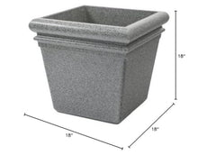 Commercial Zone StoneTec 18" Planter Ashtone