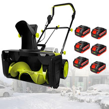 40V Snowblower Battery Powered, Hand Push Snow Sweeper. C