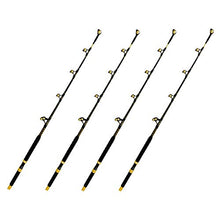 EAT MY TACKLE 80 Wide 2 Speed Fishing Reels on Blue Marlin Tournament Rods (4 Pack)