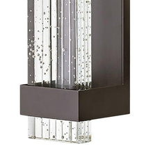 Hinkley Glacier Small Integrated LED Outdoor Wall Sconce, Bronze Finish