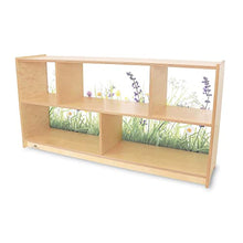 HJZWTS Whitney Brothers 48" Acrylic Back Cabinet Natural UV