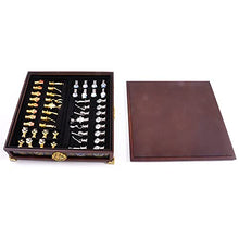 The Noble Collection Quidditch Chess Set Silver & Gold Plated Multicolor