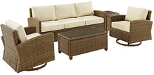 Crosley Furniture Bradenton 5-Piece Sofa & Swivel Rocker Set