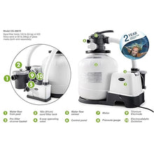 INTEX Krystal Clear 2,650 GPH Sand with Automatic Pool Vacuum Cleaner