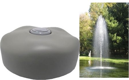 EasyPro Pond Products ACF1 Fountain Head Rocket Nozzle with 24" Float