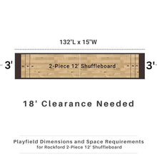 Freetime Fun 12 FT Multi-Game Shuffleboard Table Solid Wood with Bowling Pin Set Espresso