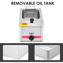 Gas Frying Machine Large Capacity Stainless Steel Gas Fryer, Commercial Kitchen Dining Food Service Equipment Hot Plates Gas French Fries Fryer Non Stick Coating Easy Clean