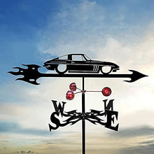 Weather Vane Steel Farmhouse Weather Vane Roof Mount Wind Direction Kit Outdoor Bracket Weather Wind Speed Spinner Wind Direction (Color : 6) (4)
